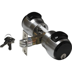 Meroni-Serrature Κλειδαριά με Πόμολο Ασφαλείας Premiapri Nova 13-2B Satin Inox