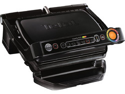 Tefal OptiGrill GC7128.BP Τοστιέρα Γκριλιέρα με Αποσπώμενες Πλάκες για 2 Τοστ 2000W