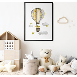 ΠΑΙΔΙΚΗ ΑΦΙΣΑ TRAVEL STAR 48296 (PVC/PLEXIGLASS ΜΑΥΡΗ ΚΟΡΝΙΖΑ) 30x40cm