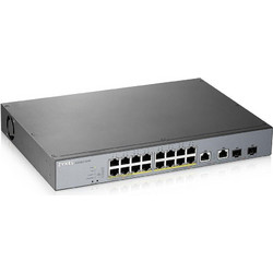 ZyXEL GS1350-18HP Managed L2 Switch με 16 Θύρες Ethernet 1Gbps και 2 SFP Θύρες