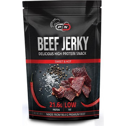BEEF JERKY 40GR 60% PROTEIN - PN SWEET & HOT