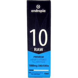 Endropia 10 Raw Premium Hemp Extract 1000mg CBD/CBDa 10ml | BestPrice.gr
