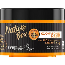 Nature Box GlowSome Apricot Μάσκα Μαλλιών για Επανόρθωση για Ταλαιπωρημένα Μαλλιά 200ml
