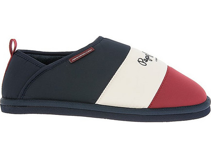 Pepe Jeans Χειμερινές Ανδρικές Παντόφλες Κλειστές Navy Μπλε PMS20008-595