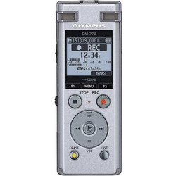 Olympus DM-770 Silver Καταγραφικό Ήχου 8GB με Κάρτα Μνήμης