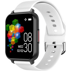 Smart Watch Fitness Tracker - Με μετρητή καρδιακών παλμών, SpO2, Άθλησης - Android / IOS Τ82 - Λευκό