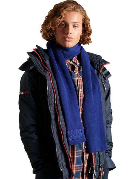 SUPERDRY VINTAGE LOGO ΚΑΣΚΟΛ ΑΝΔΡΙΚΟ M9310046A-5ED (5ED/BRIGHT BLUE GRIT)