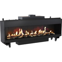 Kratki LEO/200/G31/37MBAR Ενεργειακό Τζάκι Αερόθερμο Αερίου Ίσιο 17kW
