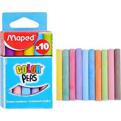 Κιμωλίες Χρωματιστές Maped - 10τμχ 593501