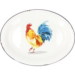 ΠΙΑΤΕΛΑ TOGNANA CASCINALE BLUE ΟΒΑΛ ΚΕΡΑΜΙΚΗ 38CM