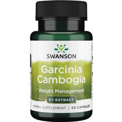 Swanson Garcinia Cambogia Συμπλήρωμα Διατροφής HCA 80mg 60 Κάψουλες