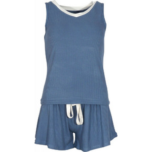 Gsecret Babydoll Καλοκαιρινό Βαμβακερό Μπλε Y6007-18780