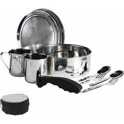 ΣΕΤ ΜΑΓΕΙΡΕΜΑΤΟΣ LAKEN Stainless Steel Camping Set 2 persons (8820FN)