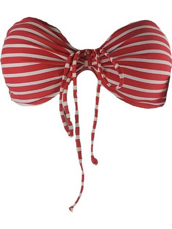 Club Neuf Bikini Top Strapless Κόκκινο CNM400132