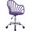 HomeMarkt Becky Καρέκλα Γραφείου Μωβ HM8457.06