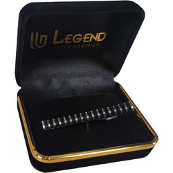 Legend - LGTC-Τ02 - Tie Clip - Silver - Αξεσουάρ Κλιπ Γραβάτας - gray melange