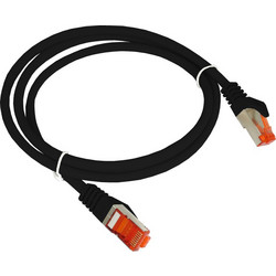 Alantec F/UTP Cat.6 Καλώδιο Δικτύου Ethernet 1m Black