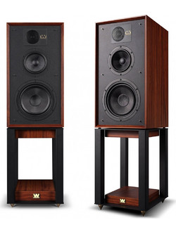 Wharfedale Linton Ζεύγος με Βάσεις Ηχείων Hi-Fi Δαπέδου 200W 3 Δρόμων Mahogany Red με Βάσεις