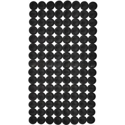 Αντιολισθητικό Ταπέτο Μπάνιου Black 68x36cm