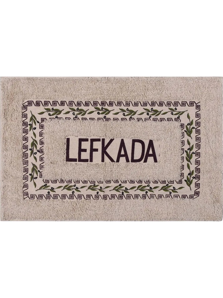 Πατάκι ελιά Λευκάδα (50cm x 80cm) καφέ 6978000004052 silkfashion - 0.50x0.80