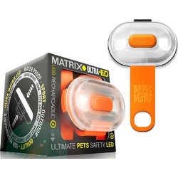Max & Molly Φωτάκι Προστασίας Matrix Ultra Led Safety Orange 14x7cm