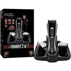 PostQuam ID Italian iTrimmer 5 in 1 Επαναφορτιζόμενo Σετ Κουρευτικής Μηχανής
