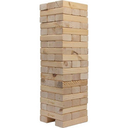 Goki Jenga ξύλινο 51τμχ. Επιτραπέζιο Παιχνίδι για 8+ Ετών για 2-4 Παίκτες
