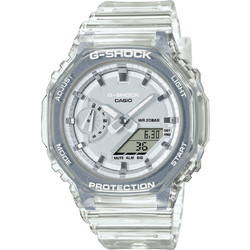 Casio G-Shock Ανδρικό Ρολόι Χρονογράφος με Λευκό Καουτσούκ Λουράκι GMA-S2100SK-7AER