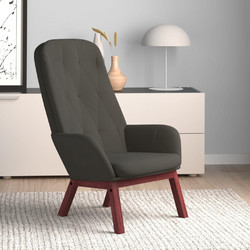 vidaXL Πολυθρόνα Relax Βελούδινη Γκρι 341219