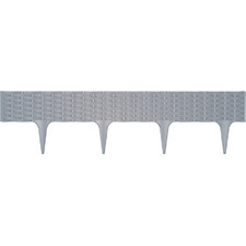 Prosperplast Φράκτης Κήπου Garden Border Γκρι 5 τεμ. IBRA-405U