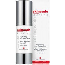 Skincode Alpine White Brightening Total Clarity Ενυδατικό Serum Προσώπου για Πανάδες & Λάμψη με Βιταμίνη C 30ml