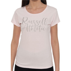 Russell Athletic Crewneck Tee Γυναικείο Αθλητικό T-Shirt Nude A2-109-1-619