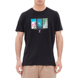 Μπλούζα Κοντομάνικη Emerson Με Τύπωμα Protect The Planet 221.EM33.53-BLACK Ανδρικό