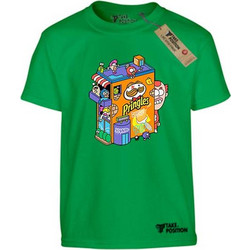 Takeposition Pringles House Παιδικό T-Shirt Κοντομάνικο Πράσινο 806-1549