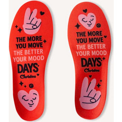 Christou Kids Days Move Your Mood Red Ανατομικοί Πάτοι Παπουτσιών