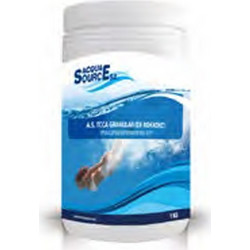 ACQUASOURCE ΧΛΩΡΙΟ ΟΡΓΑΝΙΚΟ ΤΡΙΧΛΩΡΟ GRANULAR 90% ΣΥΣΚΕΥΑΣΙΑ 1KG