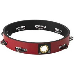 REMO Headless, 10" 8 Pairs Jingles x 1 Row, QUADURA Red