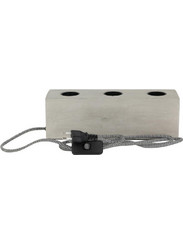 Home Deco LA12011 Πορτατίφ Ε27 Γκρι Π20xΥ9cm
