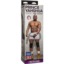 Doc Johnson Prince Yahshua Ultraskyn Ρεαλιστικό Dildo με Βεντούζα & Όρχεις 27cm Καφέ