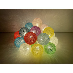 EVIVAK Υφασμάτινες μπάλες (cotton balls) LED Joy 20L Ψυχρό 841024