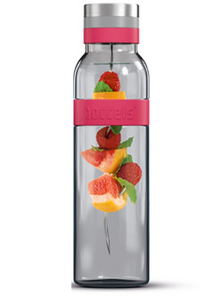 Γυάλινη Καράφα Boddels Sund 1.100ml Raspberry red