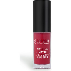 Benecos Matte Bloody Berry Long Lasting Liquid Κραγιόν 5ml