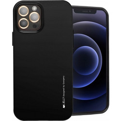 Mercury I-Jelly Back Cover Black (iPhone13 Pro)