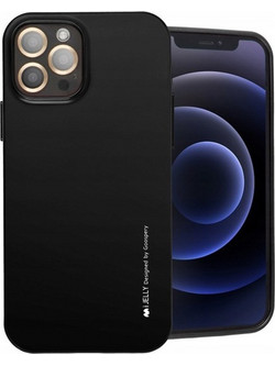 Mercury I-Jelly Back Cover Black (iPhone13 Pro)