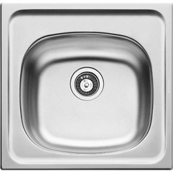 Pyramis E33 Ένθετος Νεροχύτης Inox Σαγρέ 46.5x43.5cm 100139701