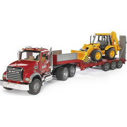 Bruder Φορτηγό Με Επικαθήμενη Καρότσα & JCB BR002813