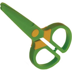 Ψαλίδι Ασφαλείας Πλαστικό Groovy 12.5cm 1τμχ Πράσινο 0.47.132