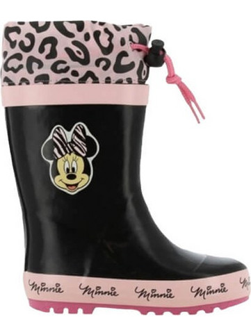 Παιδικές γαλότσες Disney μαύρο (DM009298 BLACK)