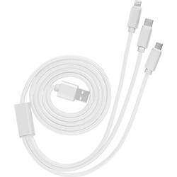 Καλωδιο Livoo USB (TEA171W) 3 σε 1 TEA171W