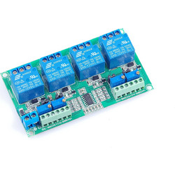 DC 12V 4-Channel Relay - Voltage Comparator LM393 Module